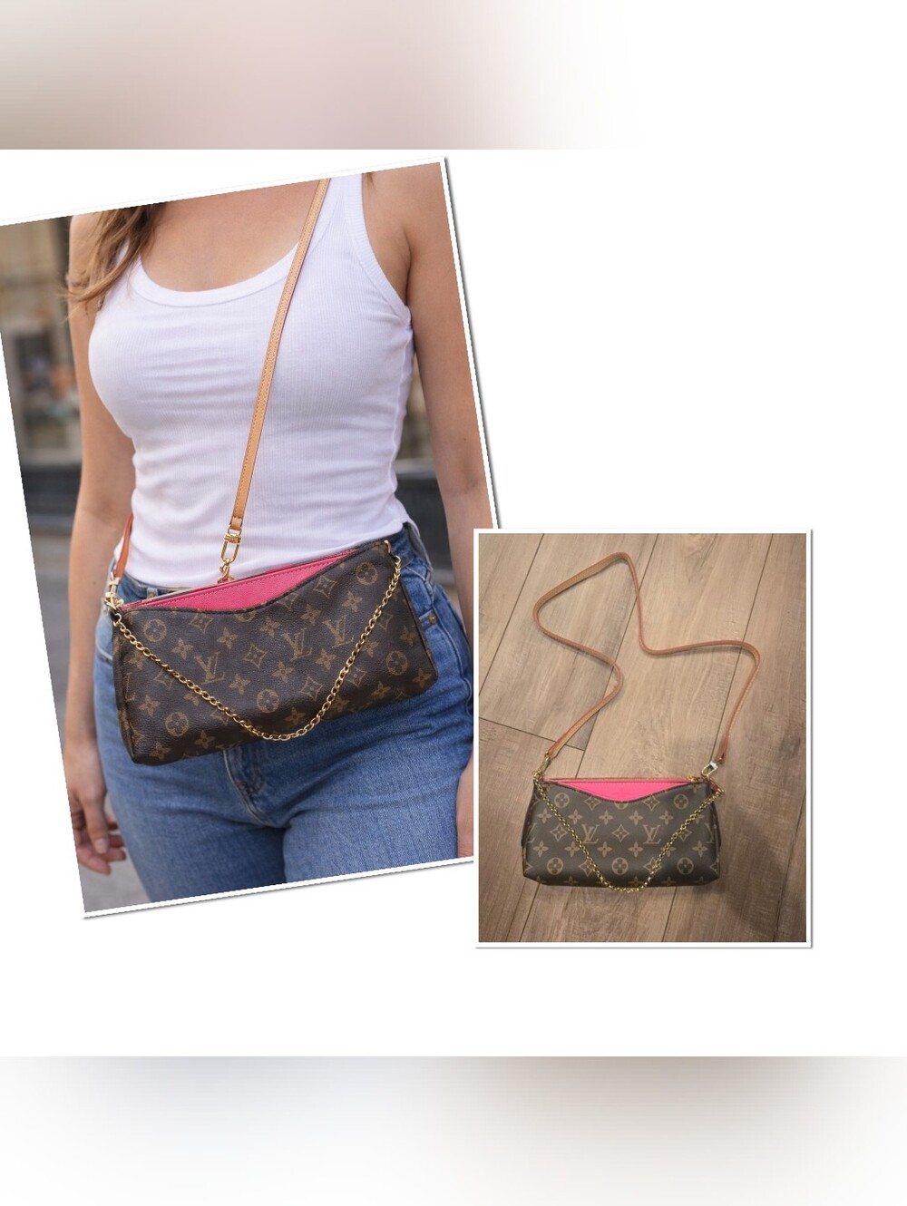 Louis Vuitton Monogram Chain Shoulder Bag